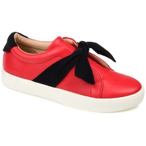 Journee Collection Womens Abrina Almond Toe Slip On Sneakers - 1 of 4