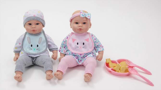 Madame Alexander Small Wonder 14&#34; Baby Doll Twins Set - Blue Eyes, 2 of 7, play video