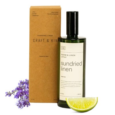 Craft & Kin Room Spray With Green Spray Nozzle Bottle