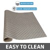 LunaLulinlk Dish Drying Mat, Oversized 19x24 in. Super Absorbent, Quick Dry Fabric, Waterproof & Slip-Resistant Taupe - 4 of 4