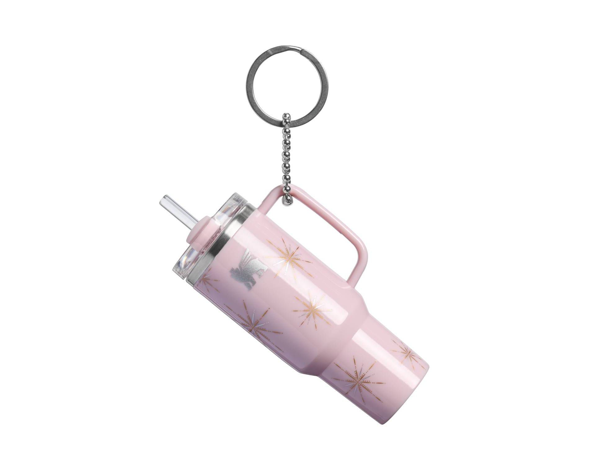 Stanley Ornament Keychain Flamingo Winter Radiance Pink