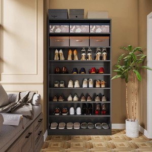 Hommoo 70.8'' Tall Freestanding Shoe Rack - 1 of 4