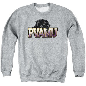 Prairie View A&M University Official Distressed Primary Logo Adult Crewneck Sweatshirt - 1 of 4