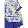 Women's Palm Print V Neck Top - umgee - 3 of 4