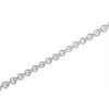 Silver 1/4 Cttw Diamond Miracle-Set Teardrop Shaped 7” Link Bracelet - 3 of 4