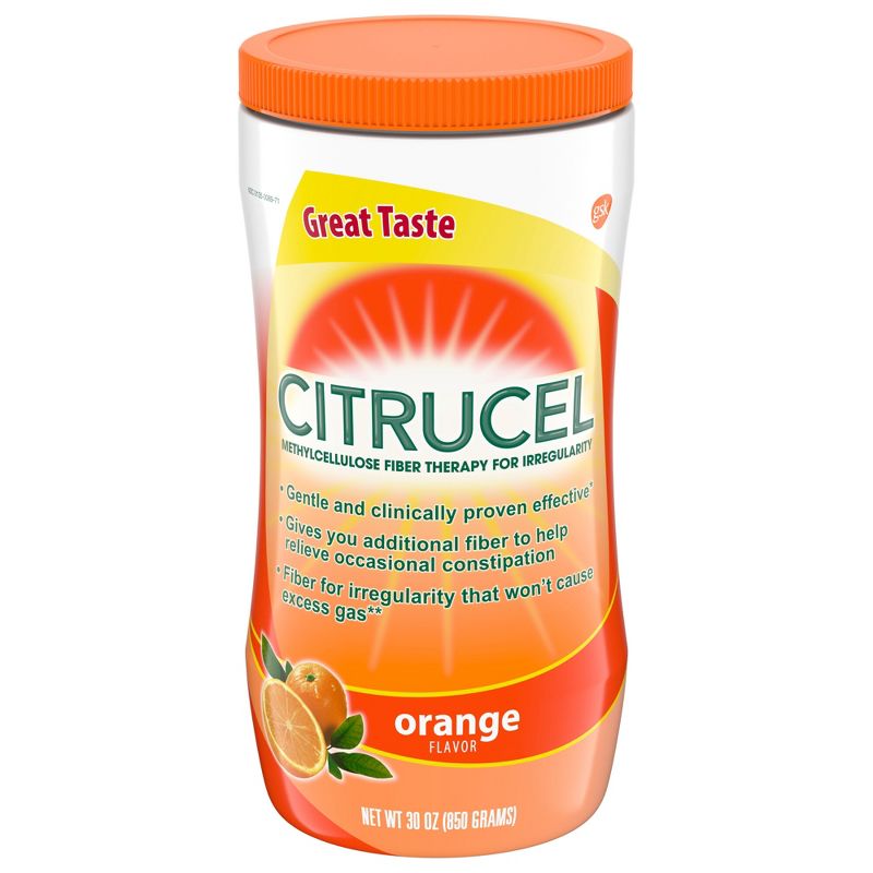 Citrucel Fiber Therapy Powder - Orange - 30oz, 1 of 11