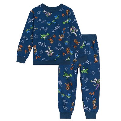 2-piece Toddler Boy Animal Dog Print Hoodie Sweatshirt and Pants Set