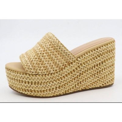 Women's NOPAL Woven Wedge Sandal - Bamboo