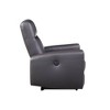 Blane Brown Top Grain Leather Match Power Motion Recliner with Pocket Coil Seat & Sloped Armrests - 3 of 4