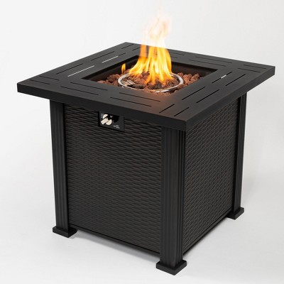 DOMETOUR 28inch Square Fire Pit Table