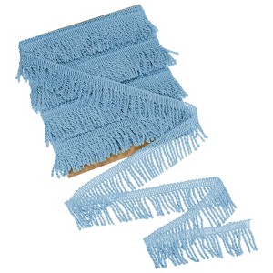 Unique Bargains Polyester Boho Durable Multipurpose Curtain Fringe Trim 2.4 Inch 1 Pc - 1 of 4