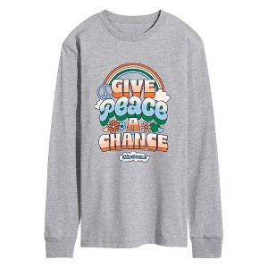 Men's John Lennon Give Peace Chance Long Sleeve Graphic T-Shirt