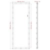 Vynxaria Hollywood Full Length Mirror with Lights Full Body Vanity Mirror with 3 Color Modes Lighted Standing Floor Mirror for Dressing - 3 of 4