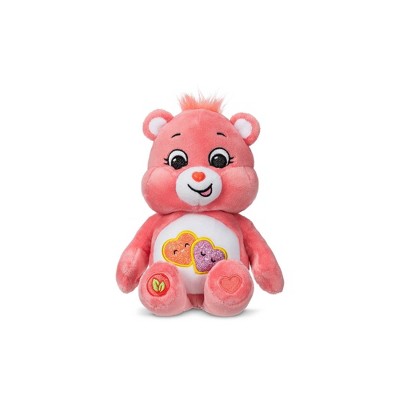 Care Bears Fun Size Sparkle Plush Love-A-Lot Bear