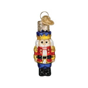 Old World Christmas Blown Glass Mini Ornament for Christmas Tree, Nutcracker Soldier - 1 of 4