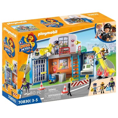 Playmobil Duck On Call Mobile Operations Center 70830 Playset 82pc
