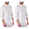 Alpine Swiss Mens Thermal Long Sleeve Top Underwear Crew Neck Shirt Waffle Knit Henley Base Layer - 3 of 4