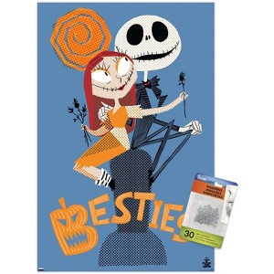 Trends International Disney Tim Burton's The Nightmare Before Christmas - Besties Unframed Wall Poster Prints - 1 of 4