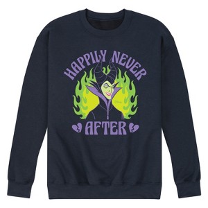 Men's - Disney Villains - Happily Never After Graphic Fleece Sweatshirt - 1 of 4
