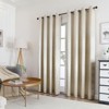 Kate Aurora 1 Piece Vasanthi Light Filtering Geo Grommet Top Embossed Jacquard Window Curtain Panel - 3 of 4