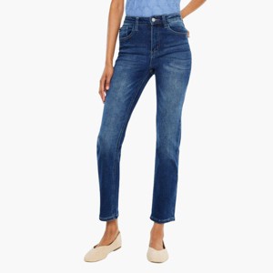 KanCan Essentials Adaline High Rise Slim Straight Leg Jeans - 1 of 4