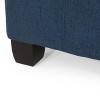 PAGED 31 Inch PU Ottoman with Storage, Modern Square Vanity Chair Footrest Ottoman with Tufted Waffle Design for Living Room, Bedroom - 4 of 4
