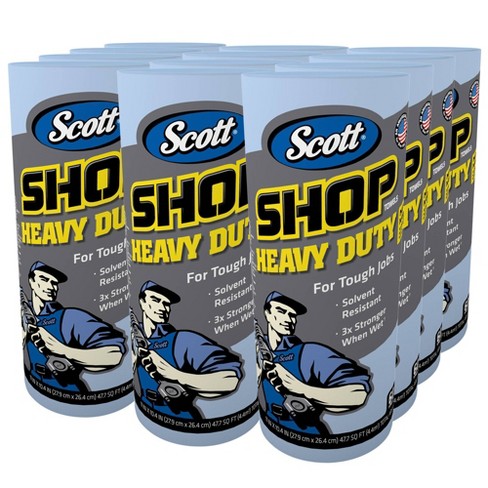 Scott Shop Towels, Blue - 55 sheets, 12 Rolls