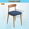 Unique Bargains Washable Stretch Soft Dining Chair Cushion Covers 2 Pcs - 2 of 4