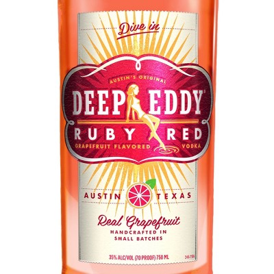 Deep Eddy Ruby Red Grapefruit Vodka - 1L Bottle