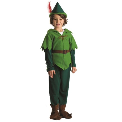 Dress Up America Peter Pan Costume For Kids - Fairy Tale Dress Up