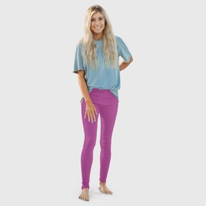 City Threads Women's Soft 100% Cotton Petite Leggings USA-Made Comfortable Everyday Wear (Fit for Women Under 5'4") - 1 of 4