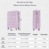 Kumasinova ABS Luggage Set of 3,Hardshell Spinner Suitcase with TSA Lock,Lightweight Travel Suitcases,Airline-Approved,20/24/28" - 3 of 4