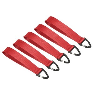 Unique Bargains Outdoors Bag Wallet Decoration Wrist Lanyard Keychains 5 Pcs - 1 of 4