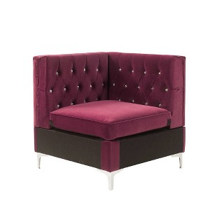 Acme Furniture 34" Jaszira Modular Sectional Pieces Velvet - 1 of 4