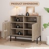 Storage Cabinet with Doors and Adjustable Shelves - 2 of 4