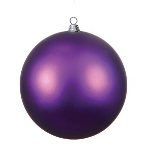 Vickerman Plum Ball Ornament - 1 of 4