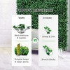Dexmalle 12Pcs Artificial Peanut Leaf Hedges Panels - 3 of 4