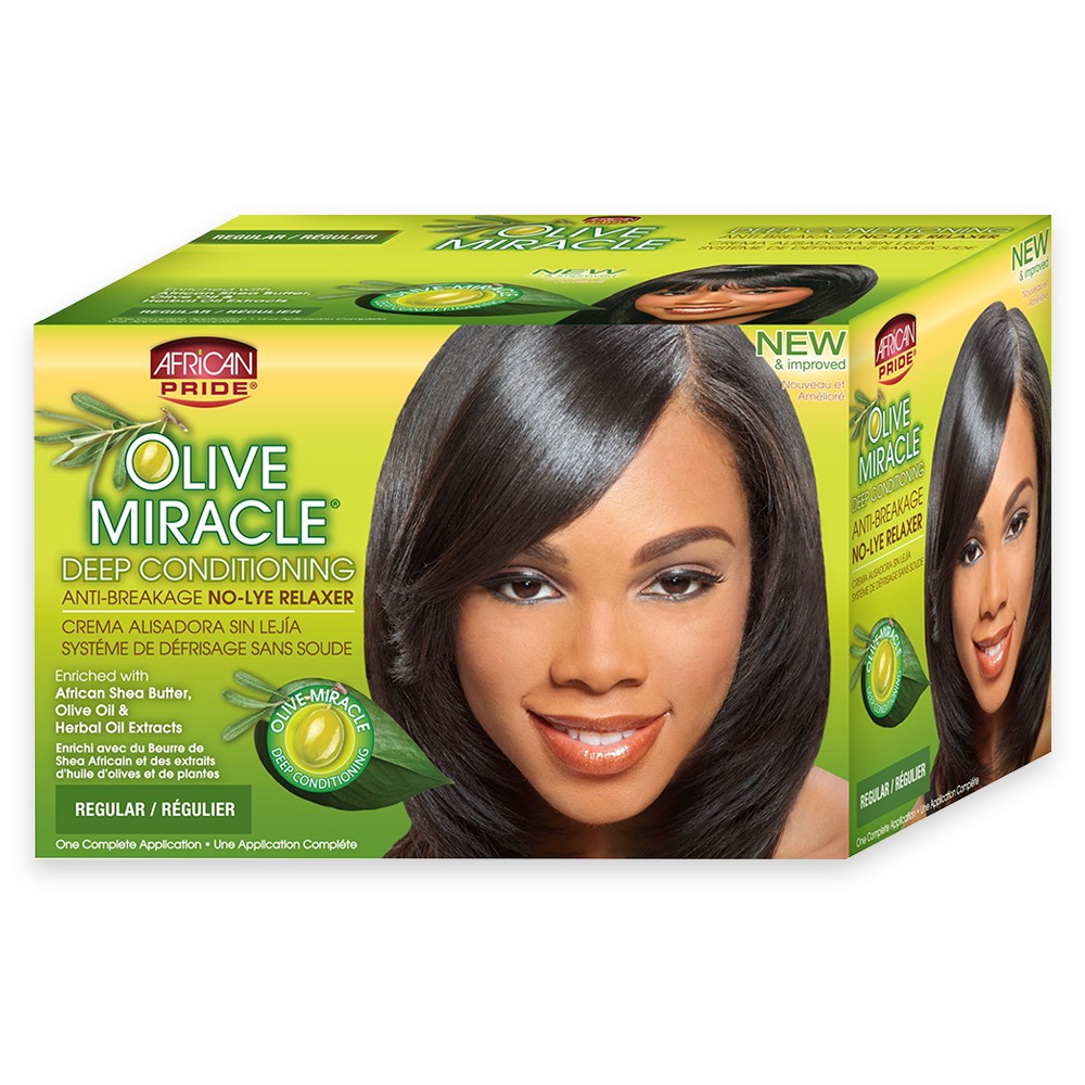UPC 802535410053 product image for African Pride Olive Miracle Deep Conditioning Crème-on-crème No-lye Relaxer - Re | upcitemdb.com