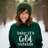 Simply Sage Market Women's Graphic Sweatshirt Baby It's Cold Outside - 2 of 4