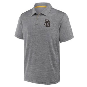 MLB San Diego Padres Men's Heather Polo T-Shirt - 1 of 3