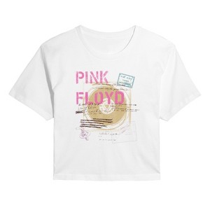 Women's - Pink Floyd - Pink Floyd Lyric Drafts Cropped Graphic T-Shirt - 1 of 4