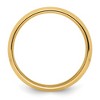 Black Bow Jewelry 7mm 14K White or Yellow Gold Beveled Edge Comfort Fit Band - 2 of 4