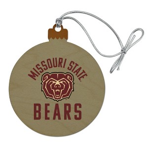 Missouri State Secondary Logo Wood Christmas Tree Holiday Ornament - 1 of 4
