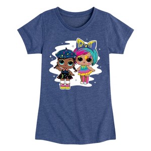 Girls' - LOL Surprise! - Drip Drop Painting Girls Fitted Short Sleeve Graphic T-Shirt - 1 of 4