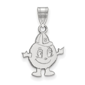Black Bow Jewelry Sterling Silver Syracuse Oranges NCAA Medium Pendant - 1 of 3