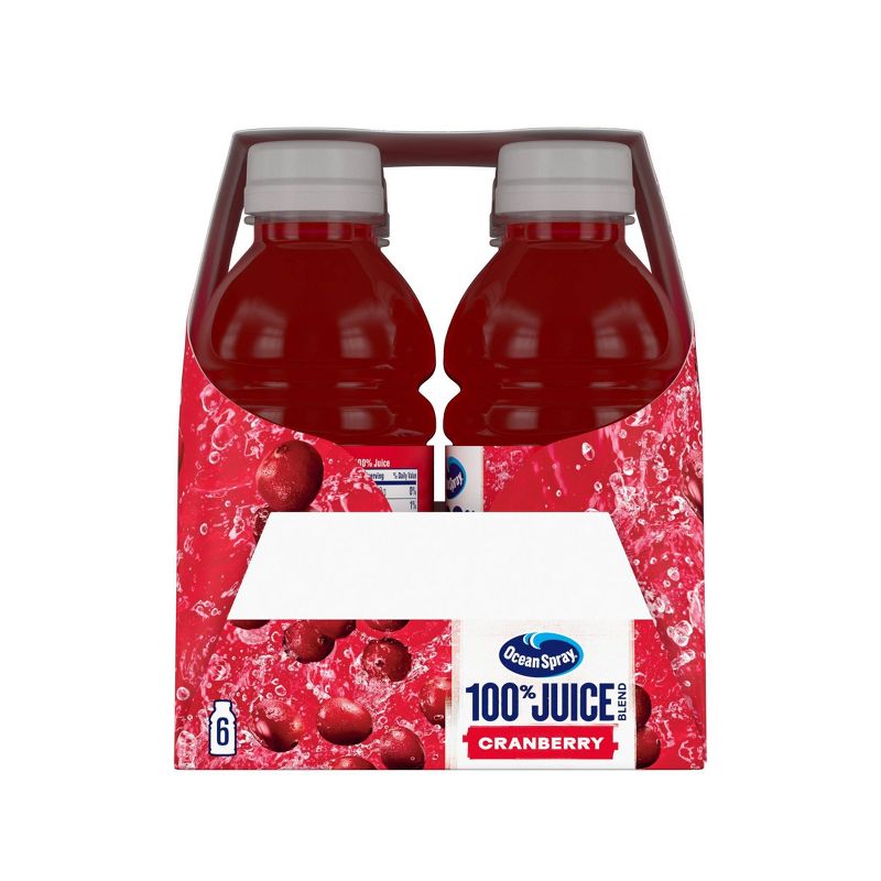 Ocean Spray Cranberry 100% Mixed Juice - 6pk/10 fl oz Bottles, 4 of 6