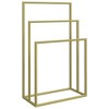 vidaXL Towel Rack Gold Iron 18.9 x 9.4 x 31.1 in Towel Rack - 2 of 4