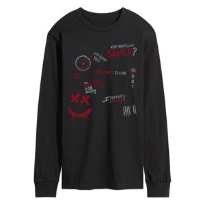 Men's - Smile - You Can't Escape Long Sleeve Graphic T-Shirt - 1 of 3