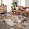 Area Rugs for Living Room - Modern Abstract Washable Low Pile Carpet for Bedroom, Dining Room & More - 2 of 4
