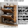 Shoe Cabinet, Shoe Rack with 2 Flip Drawers for Entryway, Shoe Rack for Front Door Entrance, Holds up to 24 Pairs of Shoes - 3 of 4